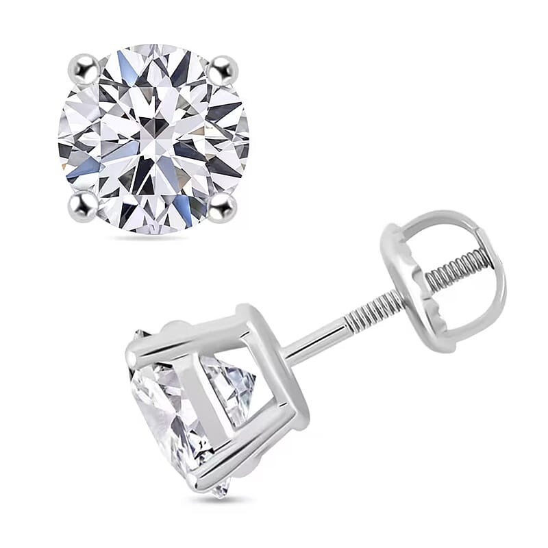 Luxuriant Lab Grown Diamond G-H VS 2.50 ctw Earrings