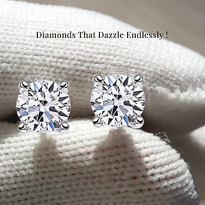Luxuriant Lab Grown Diamond G-H VS 2.50 ctw Earrings