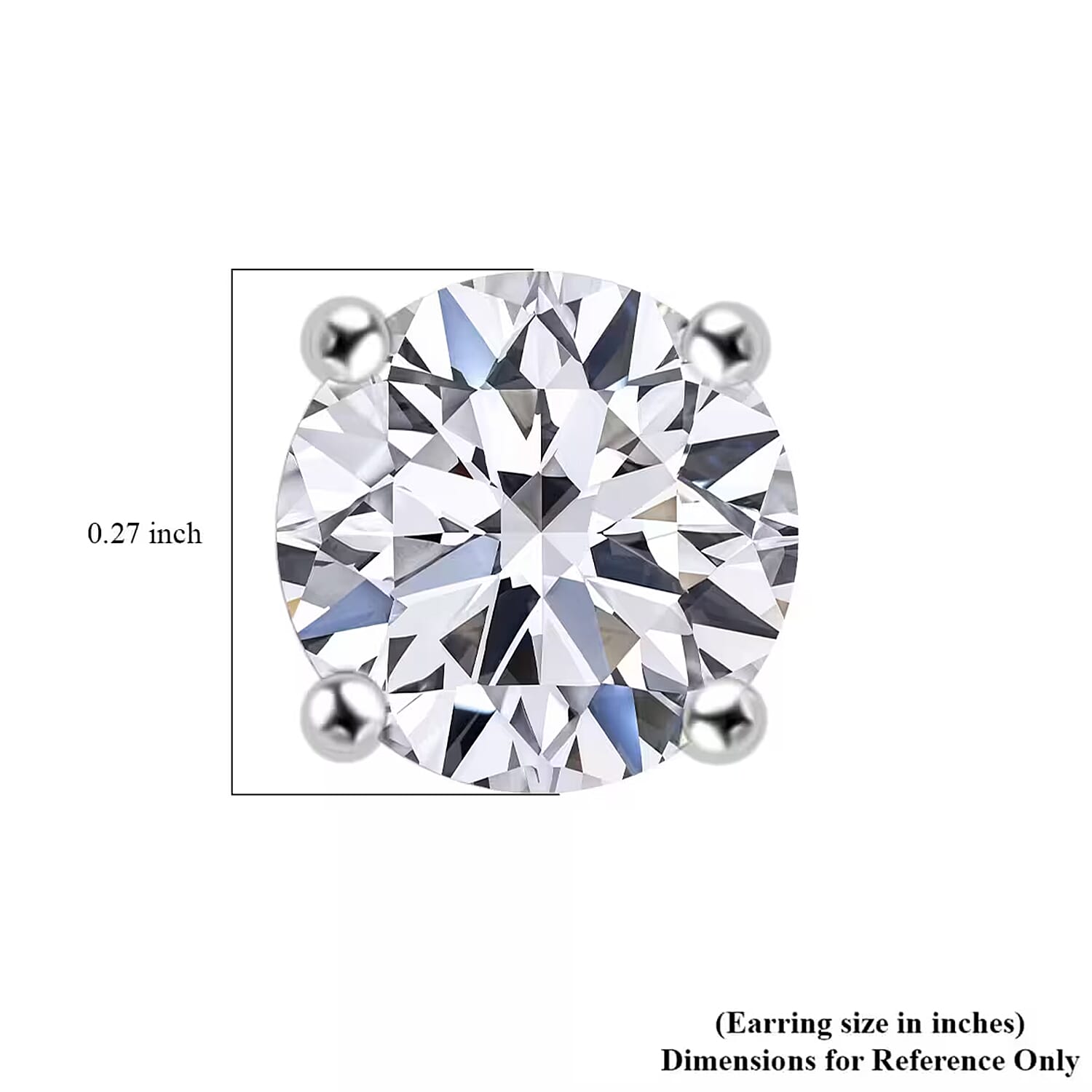 Luxuriant Lab Grown Diamond G-H VS 2.50 ctw Earrings