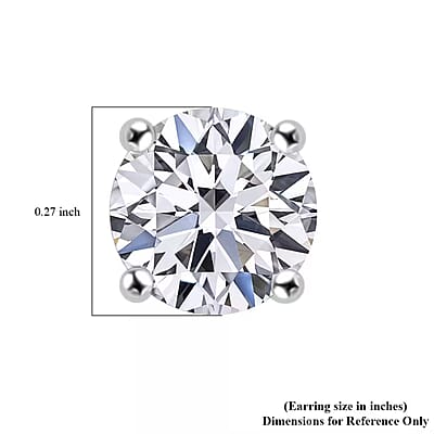 Luxuriant Lab Grown Diamond G-H VS 2.50 ctw Earrings