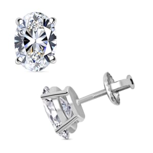 Luxuriant Lab Grown Diamond G-H VS 2.50 ctw Stud Earrings in 14K White Gold