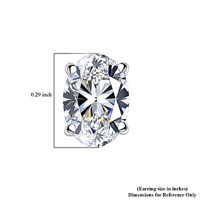 Luxuriant Lab Grown Diamond G-H VS 2.50 ctw Stud Earrings