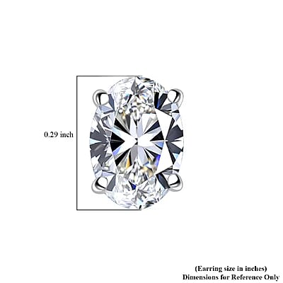 Luxuriant Lab Grown Diamond G-H VS 2.50 ctw Stud Earrings