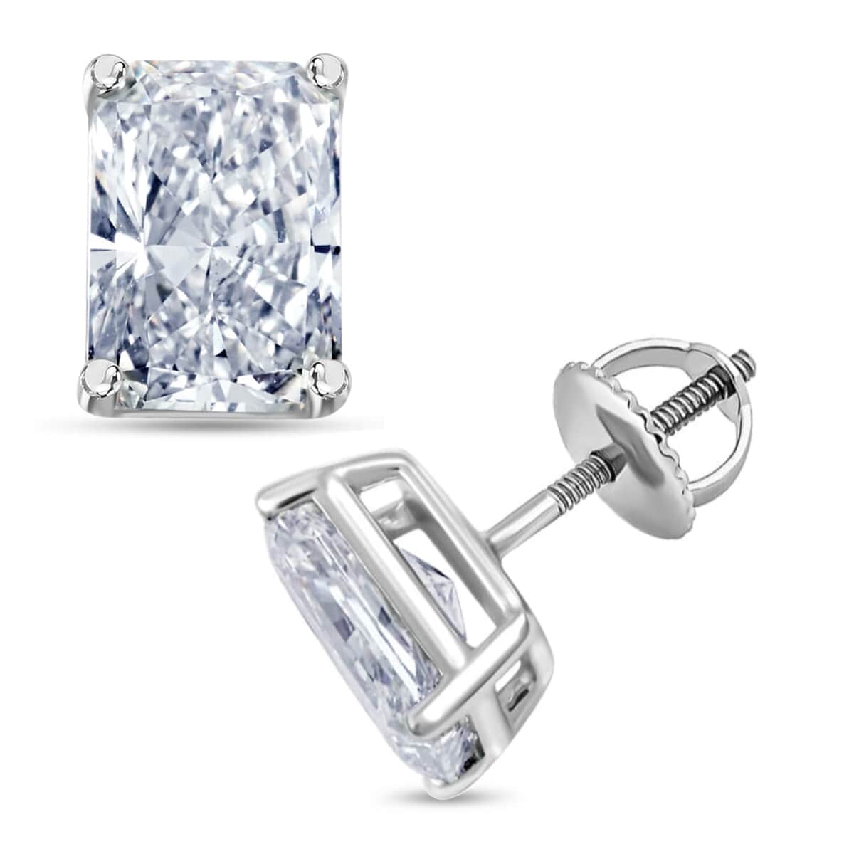 Luxuriant Lab Grown Diamond G-H VS 2.50 ctw Stud Earrings in 14K White Gold image number 0