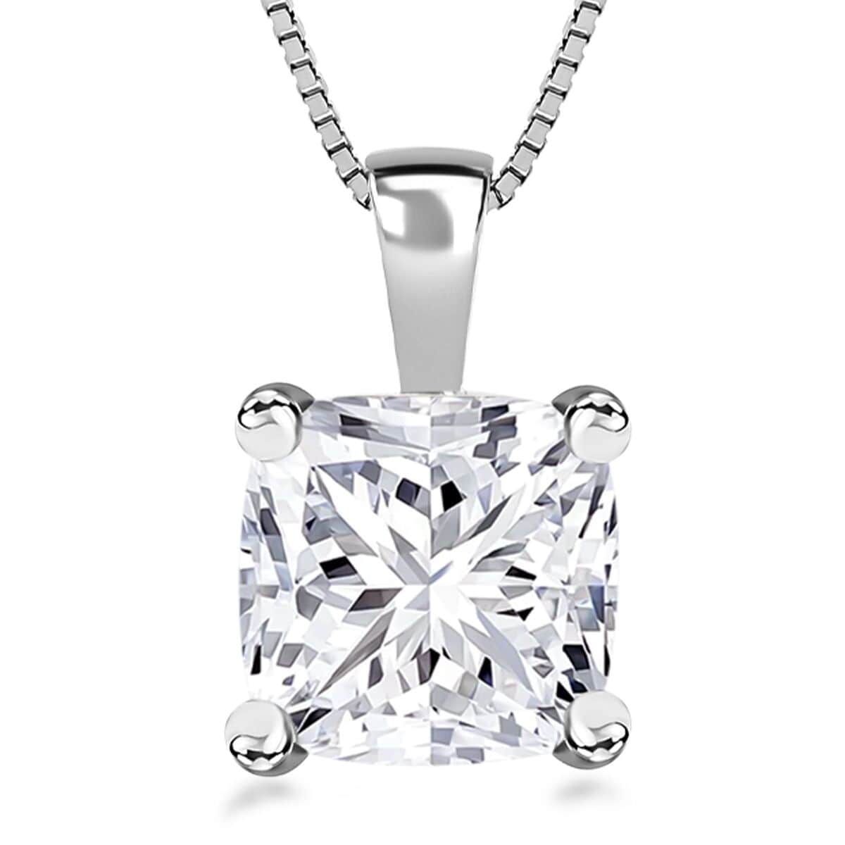 Luxuriant Lab Grown Diamond G-H VS 1.25 ctw Pendant Necklace in 14K White Gold image number 0