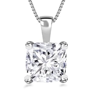 IGI Certified Luxuriant Lab Grown Diamond G-H VS 1.25 ctw Pendant Necklace 18 Inches in 14K White Gold