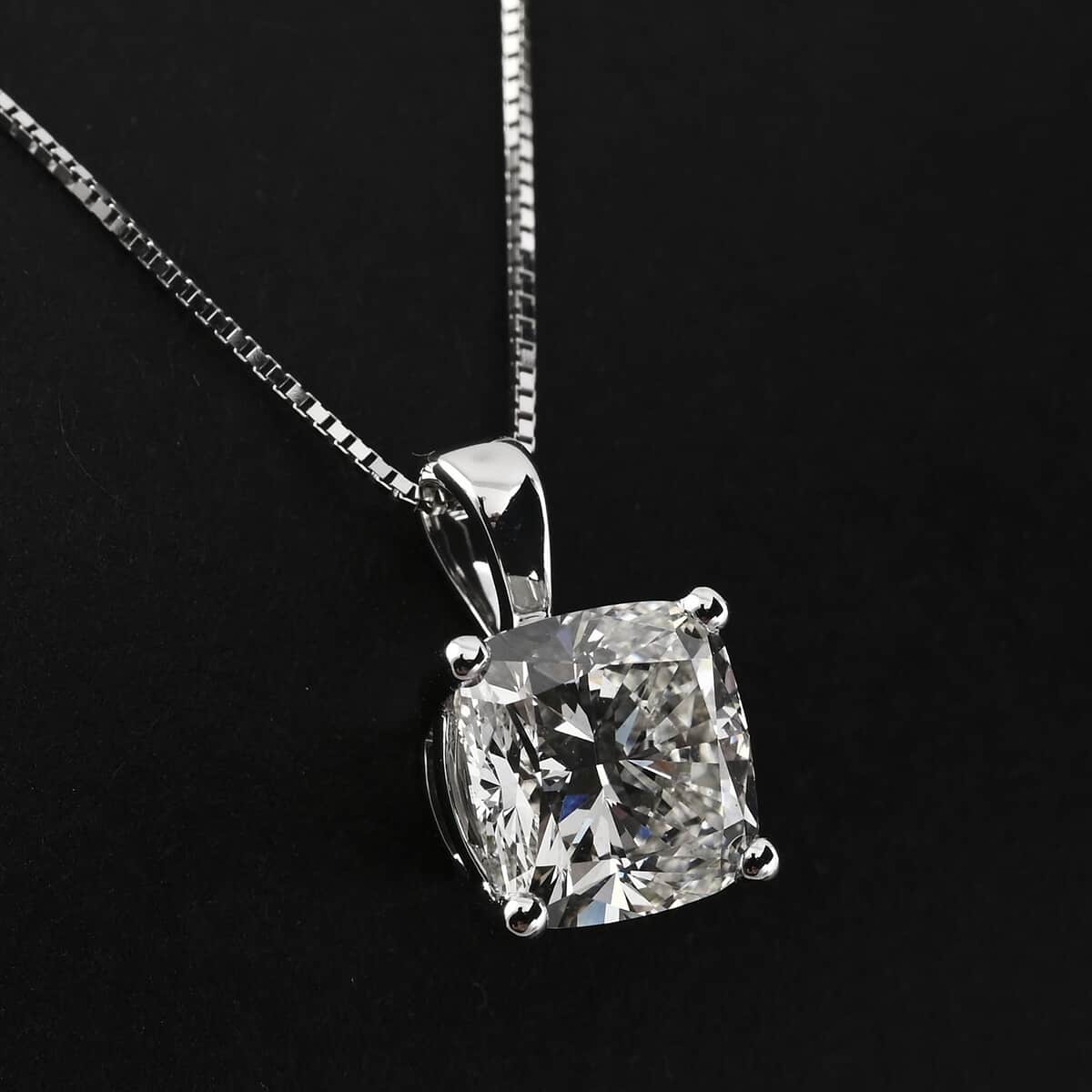 Luxuriant Lab Grown Diamond G-H VS 1.25 ctw Pendant Necklace in 14K White Gold image number 1