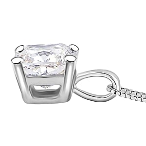 IGI Certified Luxuriant Lab Grown Diamond G-H VS 1.25 ctw Pendant Necklace 18 Inches in 14K White Gold