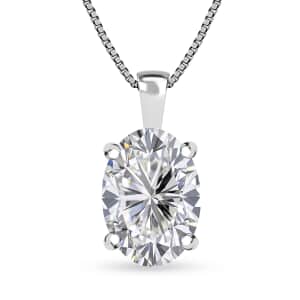 IGI Certified Luxuriant Lab Grown Diamond G-H VS 1.25 ctw Pendant Necklace 18 Inches in 14K White Gold