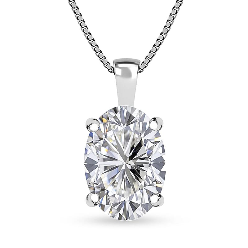 IGI Certified Luxuriant Lab Grown Diamond G-H VS 1.25 ctw Pendant Necklace in 14K White Gold