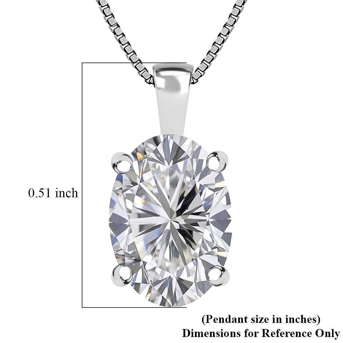 IGI Certified Luxuriant Lab Grown Diamond G-H VS 1.25 ctw Pendant Necklace in 14K White Gold