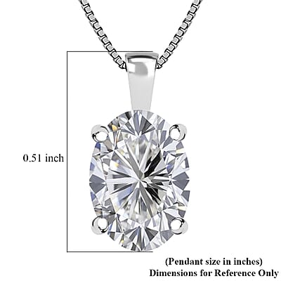 IGI Certified Luxuriant Lab Grown Diamond G-H VS 1.25 ctw Pendant Necklace in 14K White Gold
