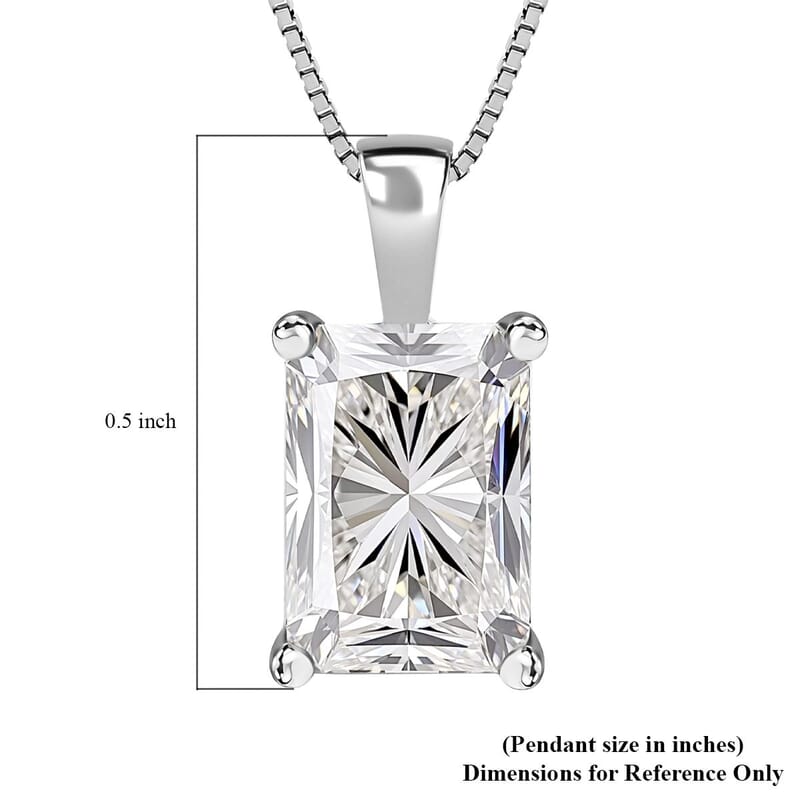 Luxuriant Lab Grown Diamond G-H VS 1.25 ctw Pendant Necklace in 14K White Gold