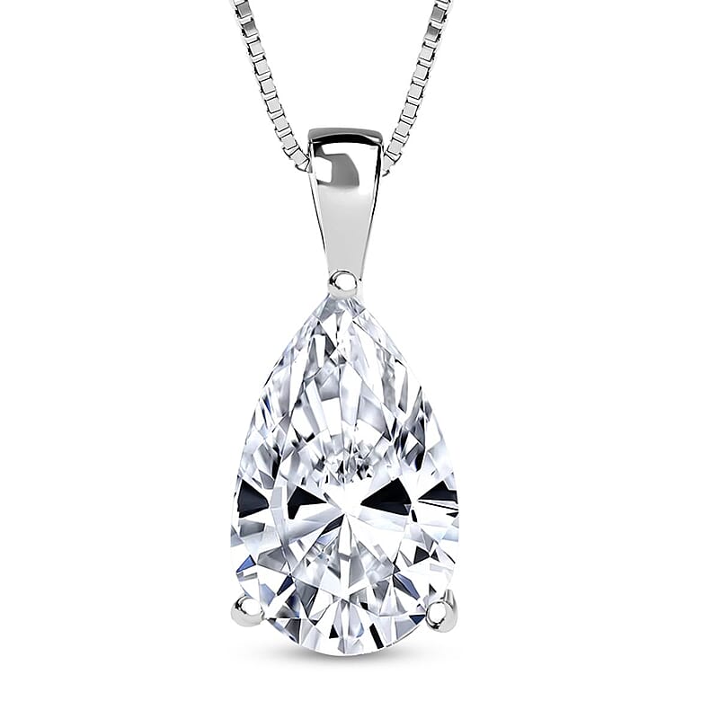 IGI Certified Luxuriant Lab Grown Diamond G-H VS 1.25 ctw Pendant Necklace 18 Inches in 14K White Gold