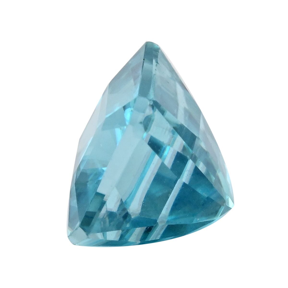 AAAA Cambodian Blue Zircon (Oct Free Size) 4.95 ctw image number 1
