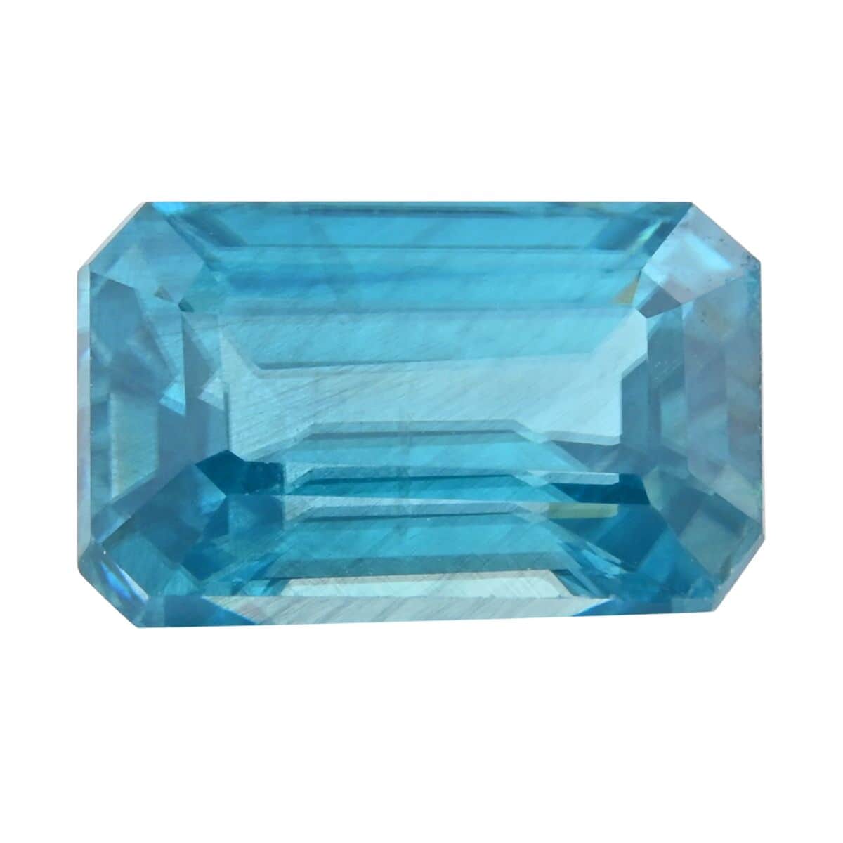 AAAA Cambodian Blue Zircon (Oct Free Size) 6.00 ctw image number 0