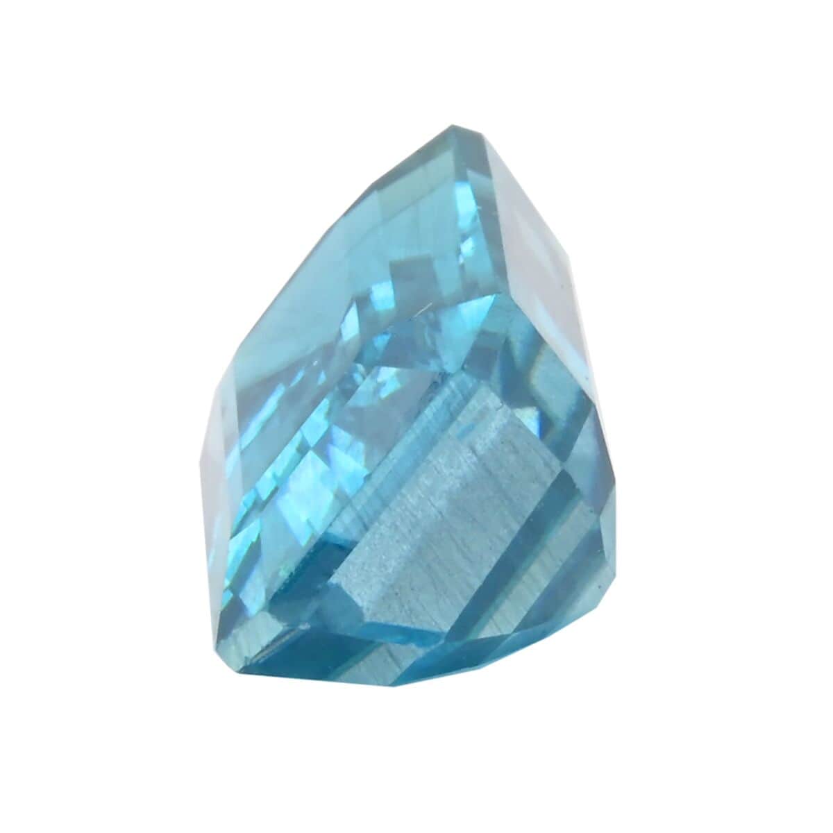 AAAA Cambodian Blue Zircon (Oct Free Size) 6.00 ctw image number 1