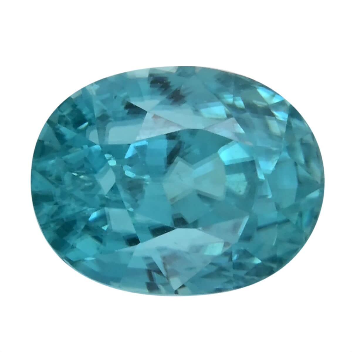 AAAA Cambodian Blue Zircon (Ovl Free Size) 6.00 ctw image number 0