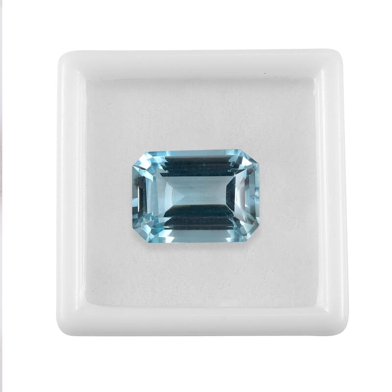 Swiss Blue Topaz (Oct 18x13 mm) 17.64 ctw