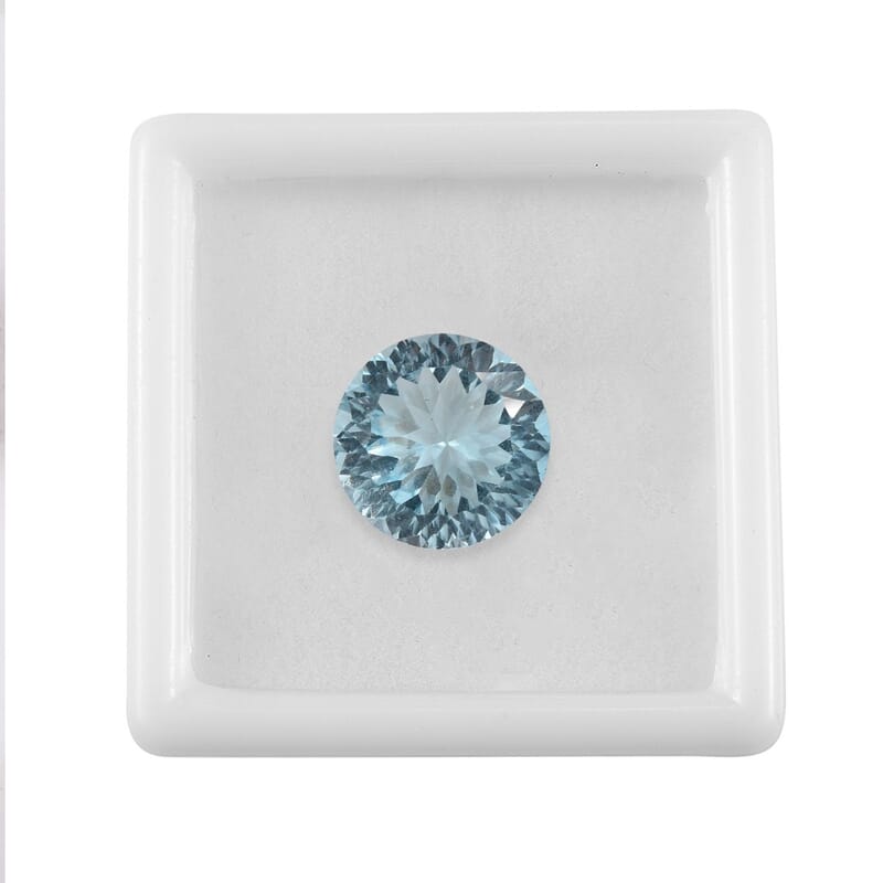 Sky Blue Topaz (Rnd 14 mm) 11.44 ctw