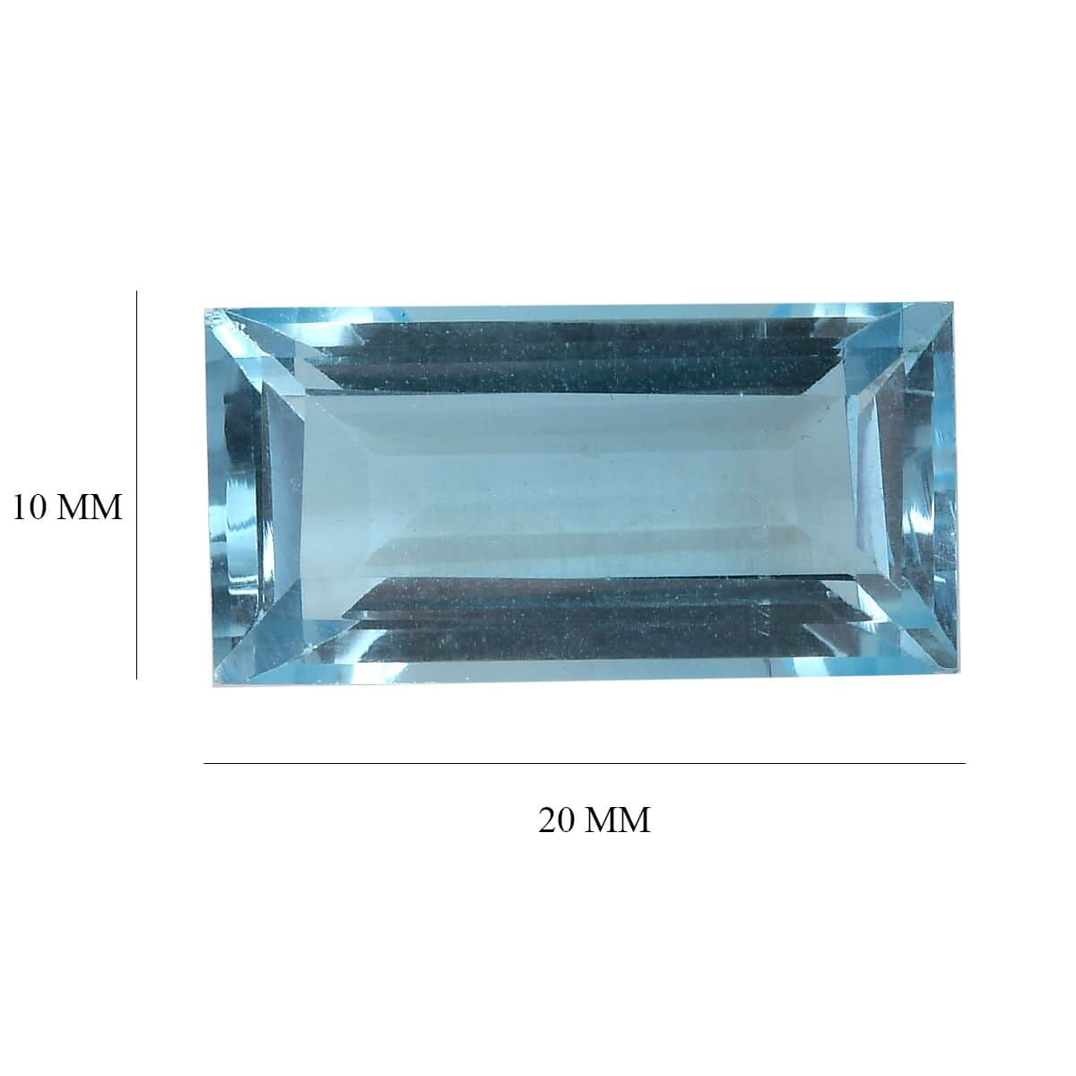 Sky Blue Topaz (Bgt 20x10 mm) 12.59 ctw image number 4