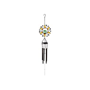 Sun and Star LED Solar Light Epoxy Wind Chime