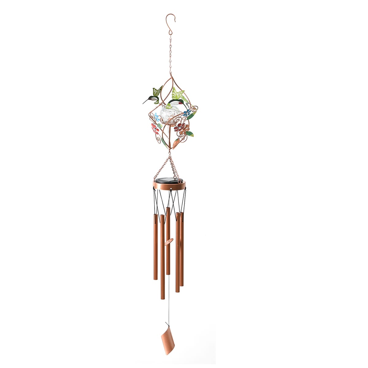 Spilar Hummingbird LED Solar Light Epoxy Wind Chime image number 0