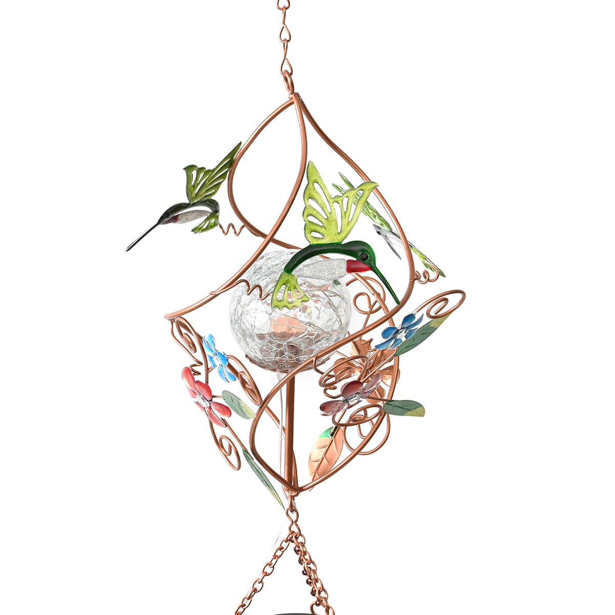 Spilar Hummingbird LED Solar Light Epoxy Wind Chime image number 3