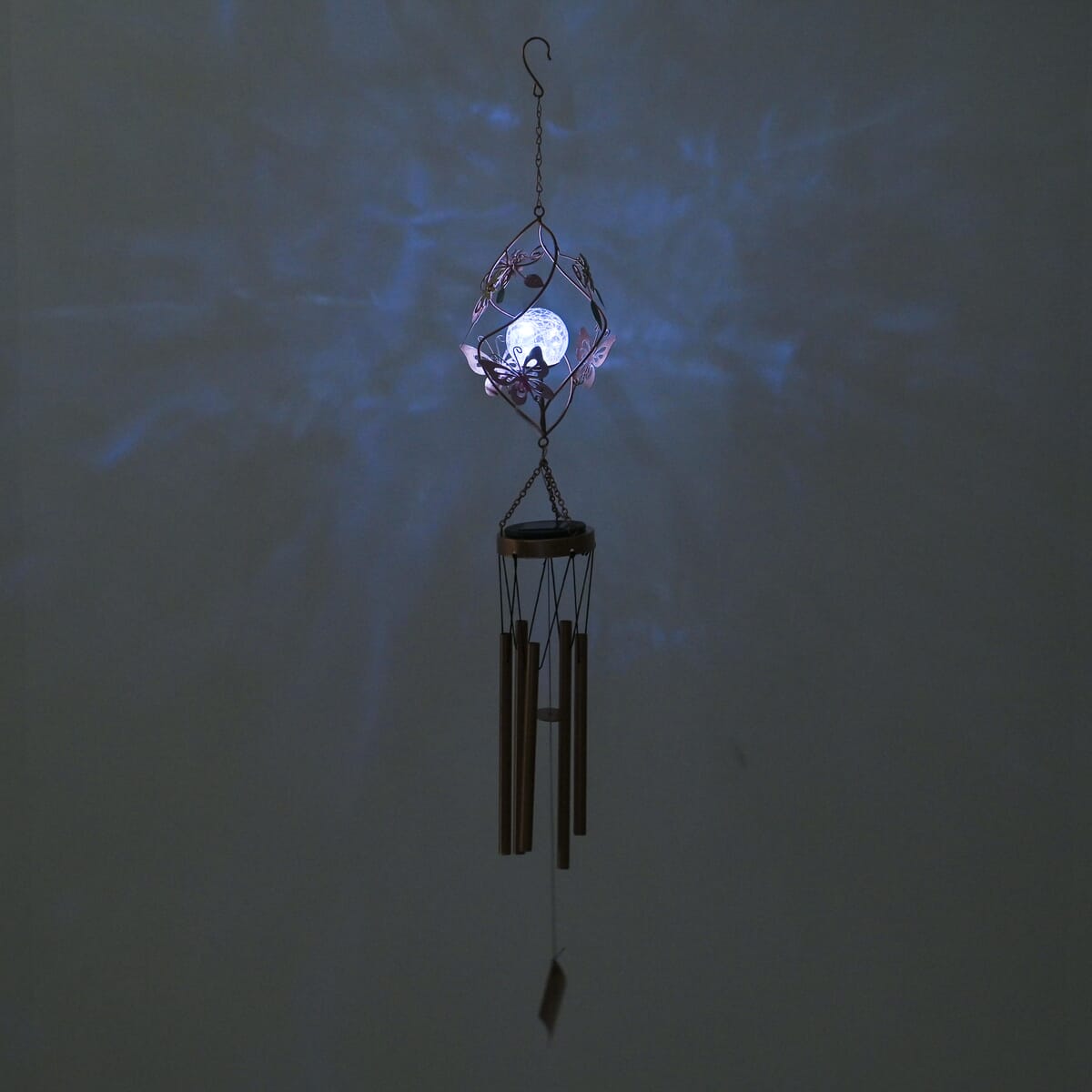 Spilar Butterfly LED Solar Light Epoxy Wind Chime image number 1