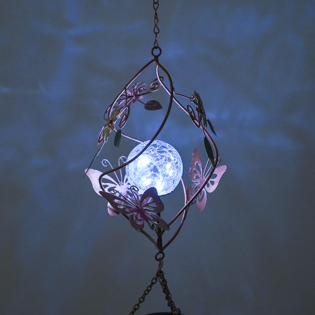 Spilar Butterfly LED Solar Light Epoxy Wind Chime image number 2