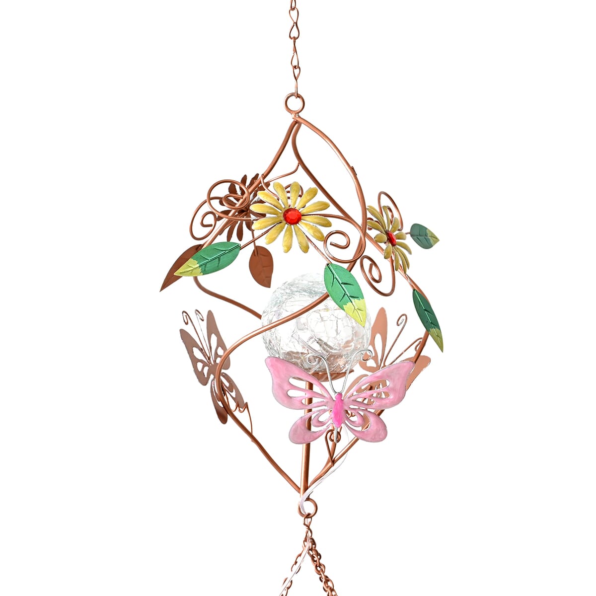 Spilar Butterfly LED Solar Light Epoxy Wind Chime image number 3