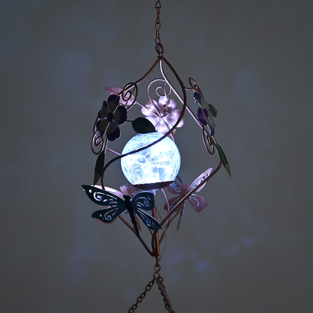 Spilar Dragonfly LED Solar Light Epoxy Wind Chime image number 2