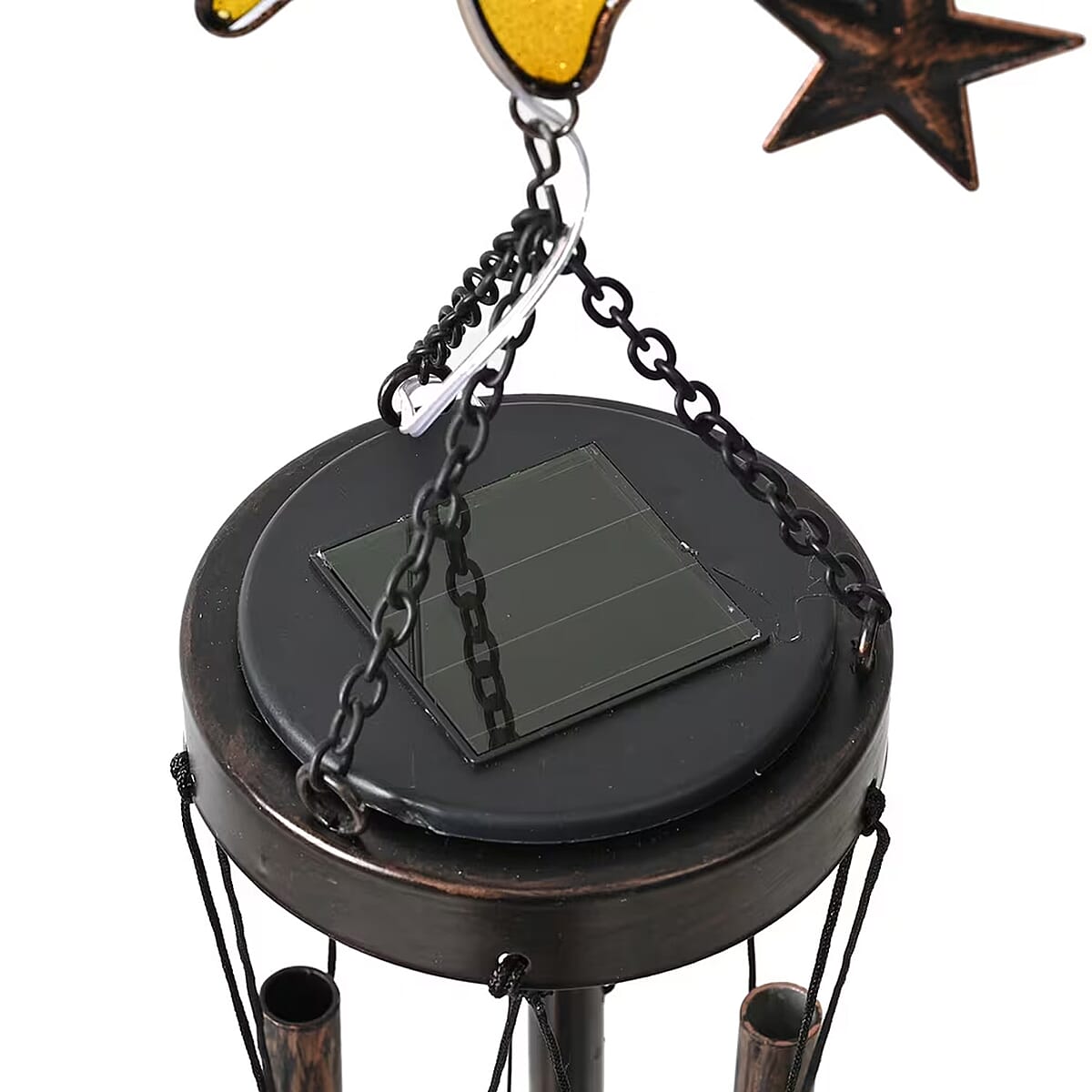 Spherical Butterfly LED Solar Light Epoxy Wind Chime image number 6