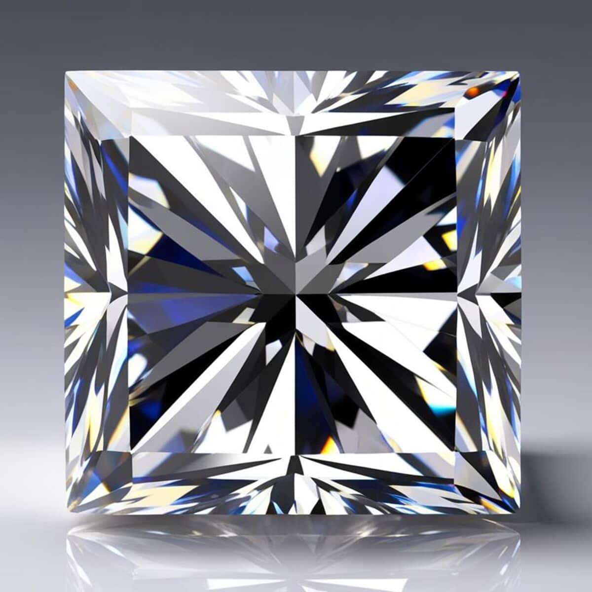 IGI Certified Luxuriant Lab Grown Diamond (Fancy Mix Princess Cut) (D, VS2) 1.00 ctw image number 1