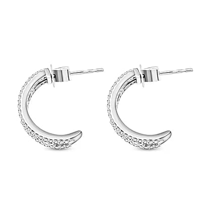 Luxuriant Lab Grown Diamond 1.00 ctw Earrings in 14K White Gold