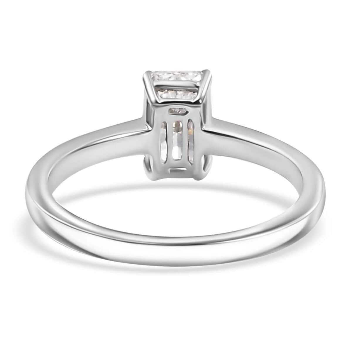 IGI Certified Luxuriant Lab Grown Diamond E-F VS 1.00 ctw Solitaire Ring in 950 Platinum (Size 10.0) image number 4