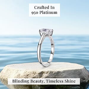 Luxuriant Lab Grown Diamond G VS 1.00 ctw Solitaire Ring in 950 Platinum (Size 7.0)