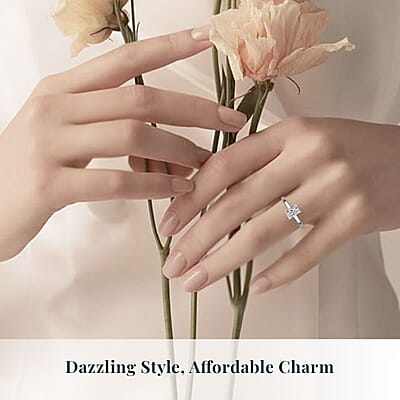 IGI Certified Luxuriant Lab Grown Diamond E-F VS 1.00 ctw Heart Shape Solitaire Ring in 950 Platinum (Size 10.0)