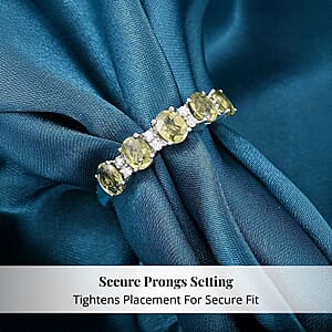 Modani Demantoid Garnet, Diamond Ring in 950 Platinum 1.69 ctw (Size 7.5)