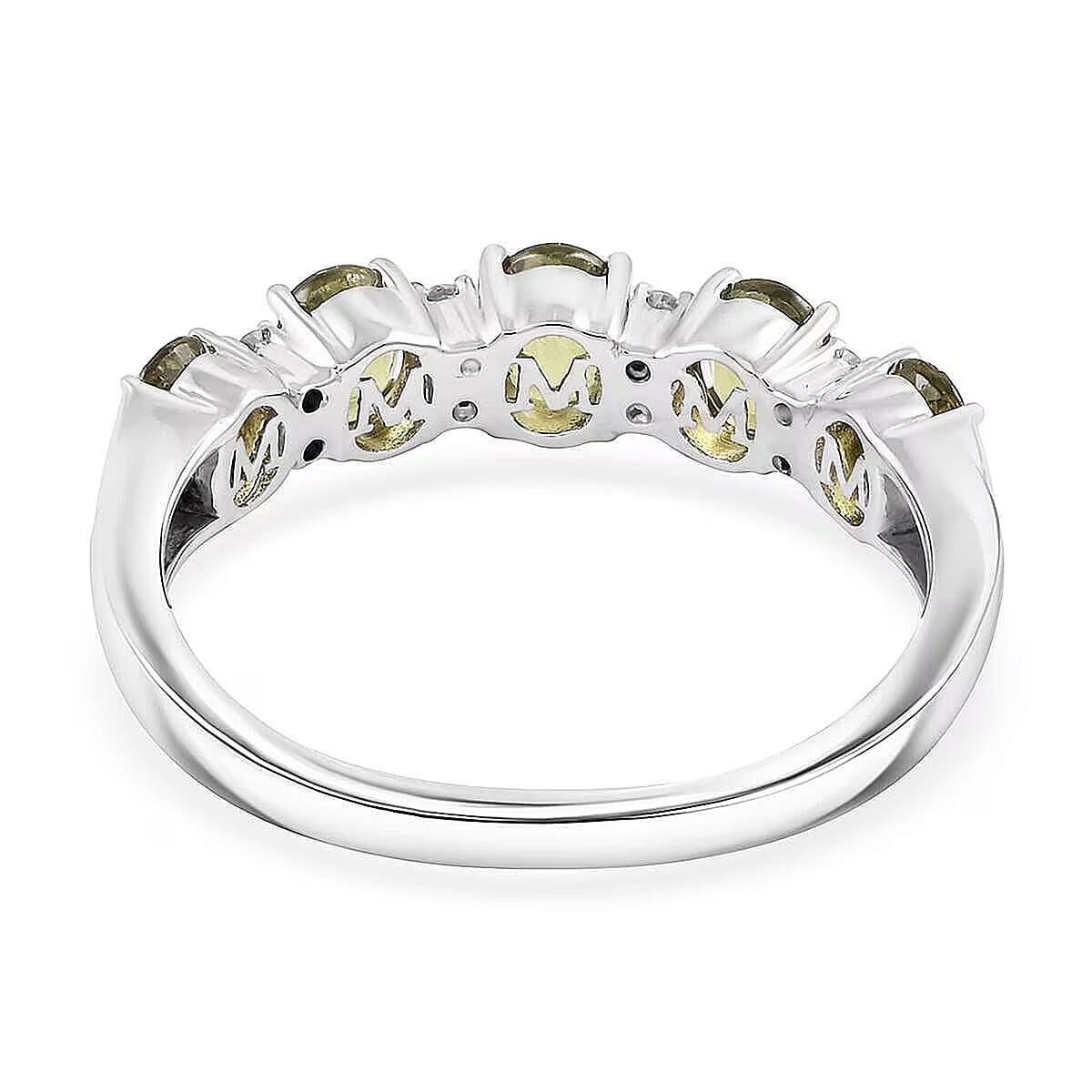 Modani Demantoid Garnet, Diamond Ring in 950 Platinum 1.69 ctw (Size 8.5) image number 6