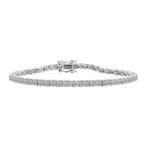 Luxuriant Lab Grown Diamond G-H VS 5.00 ctw Bracelet in 950 Platinum (7.25 In)