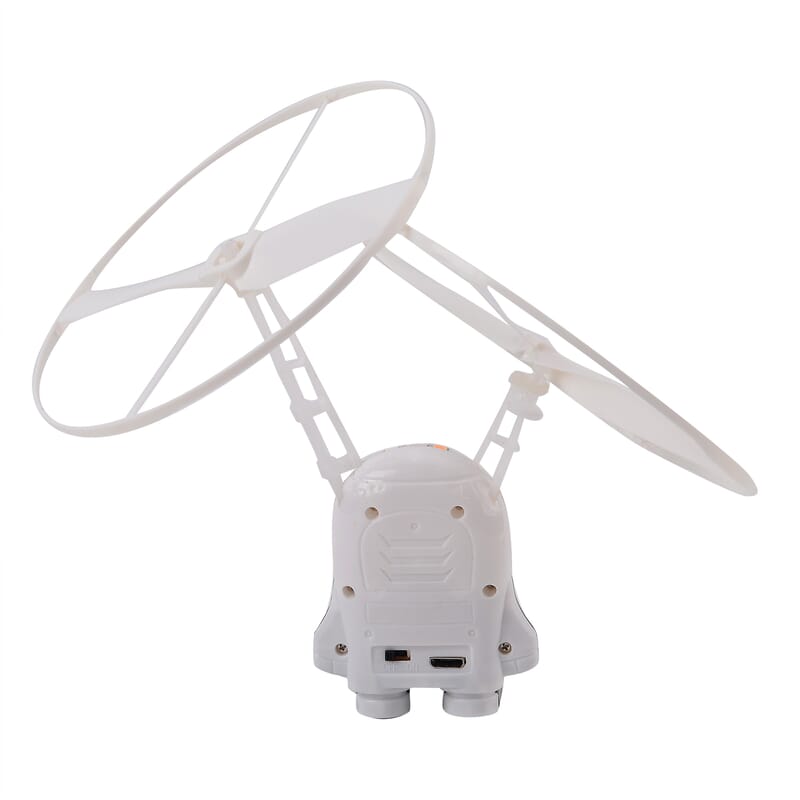 Steel Wire Hero Rocket Flying Sensor Aircraft with Colorful LED Lights