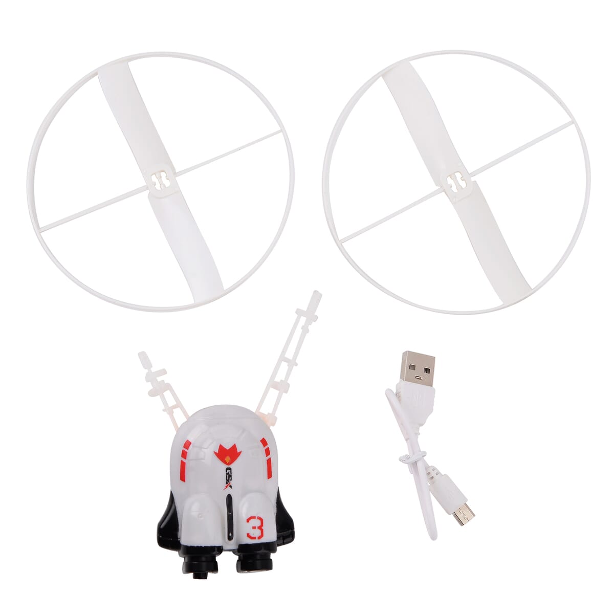 Steel Wire Hero Rocket Flying Sensor Aircraft with Colorful LED Lights image number 3