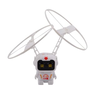 Steel Wire Hero Robot Flying Sensor Aircraft with Colorful LED Lights