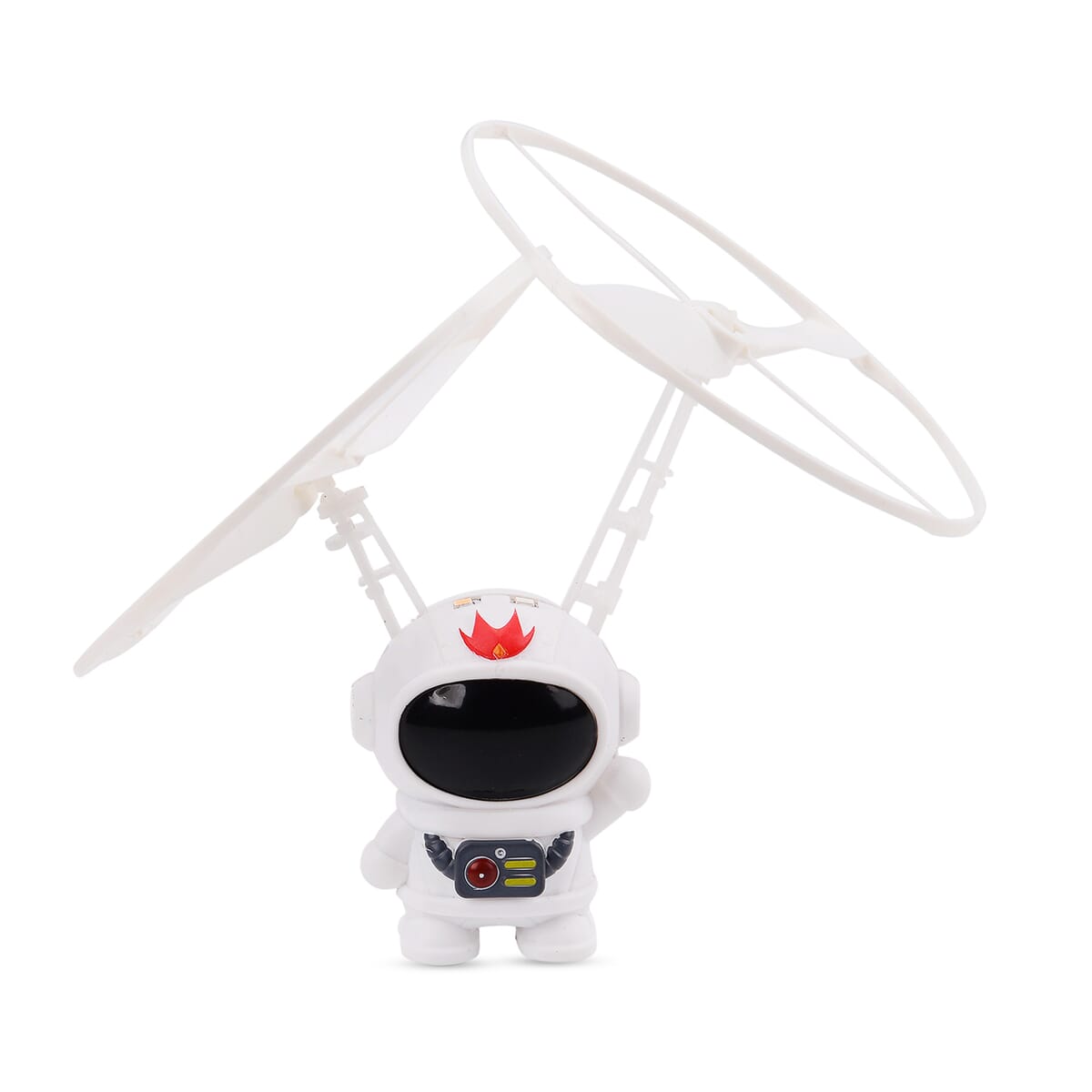 Steel Wire Hero Astronaut Flying Sensor Aircraft with Colorful LED Lights image number 0