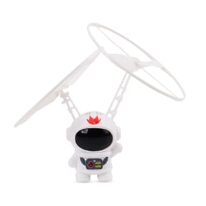 Steel Wire Hero Astronaut Flying Sensor Aircraft with Colorful LED Lights