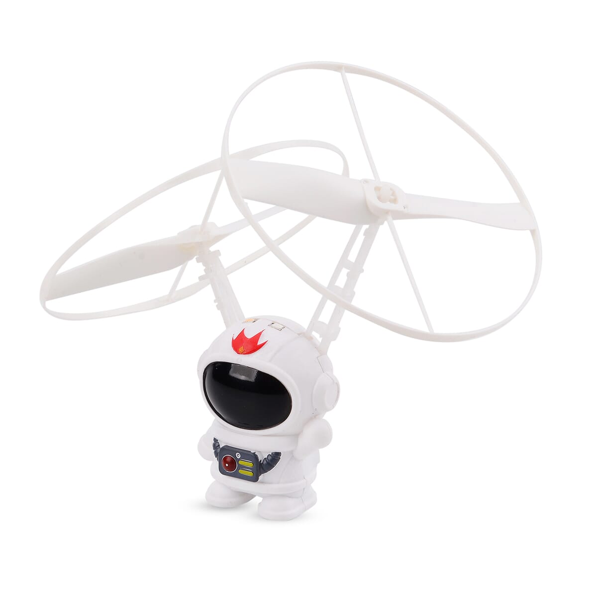 Steel Wire Hero Astronaut Flying Sensor Aircraft with Colorful LED Lights image number 1