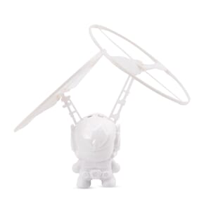 Steel Wire Hero Superman Flying Sensor Aircraft with Colorful LED Lights