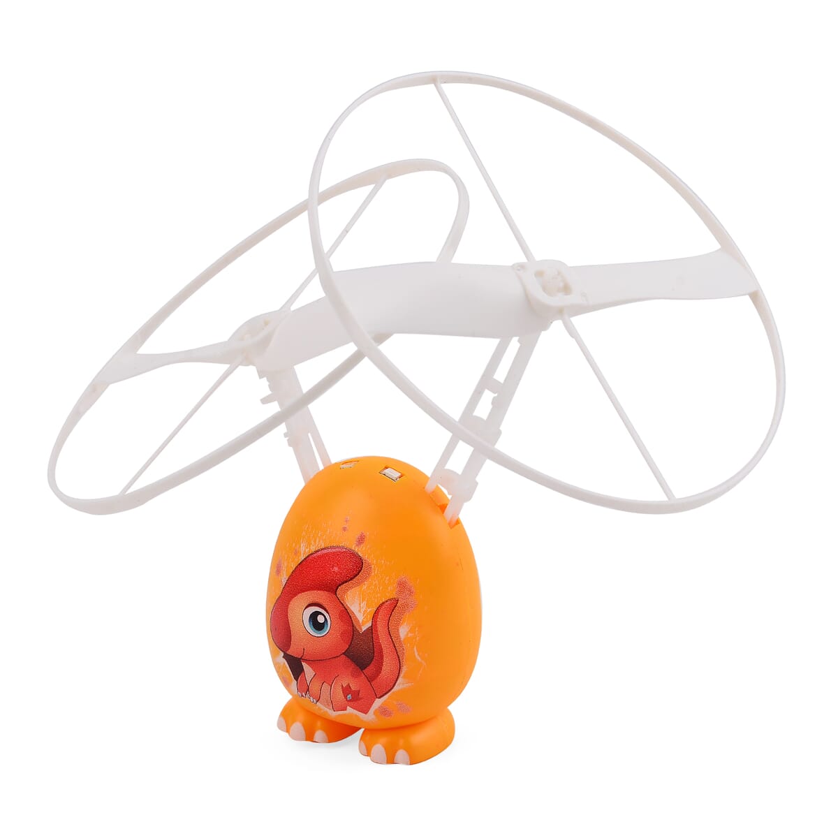 Steel Wire Hero Dinosaur Egg Flying Sensor Aircraft with Colorful LED Lights image number 2