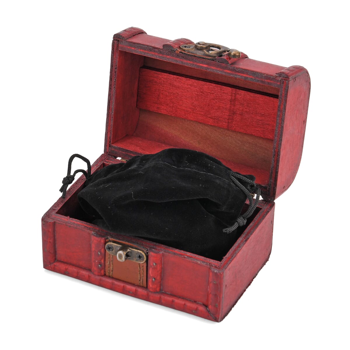 Amethyst Gemstone with Treasure Box and Drawstring Pouch 240-250g image number 5